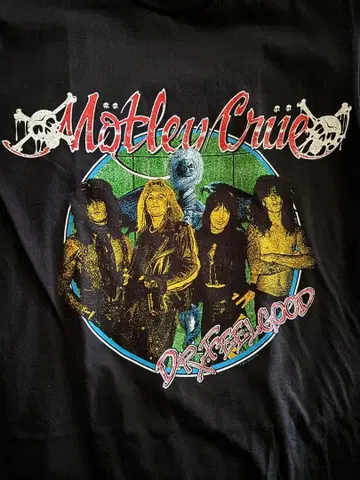 MOTLEY CRUE 티셔츠 S 메탈 헤비메탈