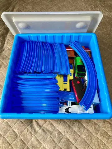 프라레일 레일 차량 보관 박스 포함 흔들흔들 낚시 다리 세트 포함