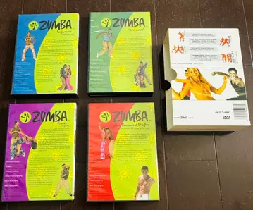 Zumba DVD 4장 세트 줌바 fitness