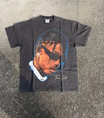 트래비스 스캇 T셔츠 다크 그레이