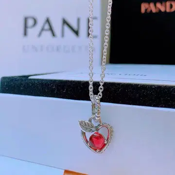 판도라 하트 모양 펜던트 목걸이