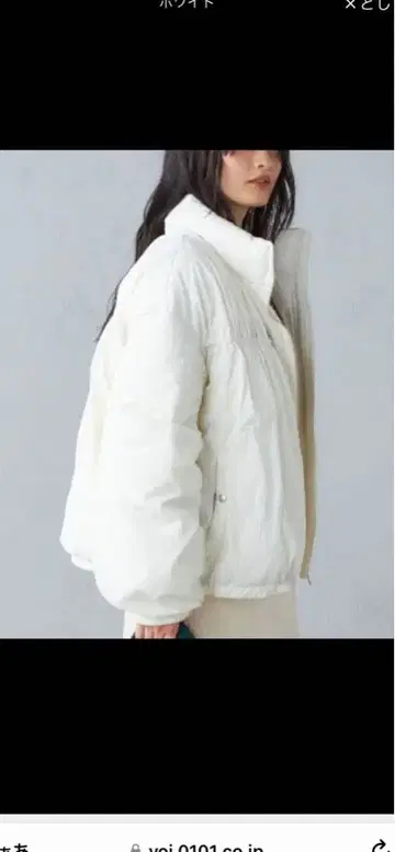 SHIPS 타프타 개더 디자인 숏 다운 새상품 미사용