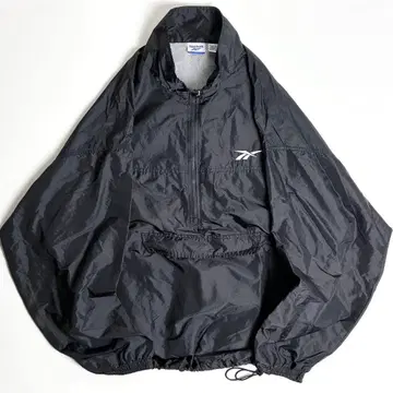 90s [새상품급] Reebok/리복/나일론 아노락/하프 지퍼/XL
