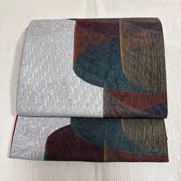 순수 실크 호쇼의 후쿠로 오비 전통