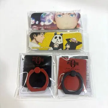 주술회전 스마트폰 링 돈키호테 장면 사진 스퀘어 캔뱃지 컬렉션 4점