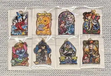 디즈니 2층 아크릴 키링 총 8종 세트