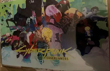 사이버펑크 엣지러너 A상 2주년 비주얼 아크릴 스탠드