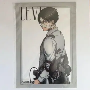 진격의 거인 리바이 베이스야드 도쿄 A3 클리어 포스터