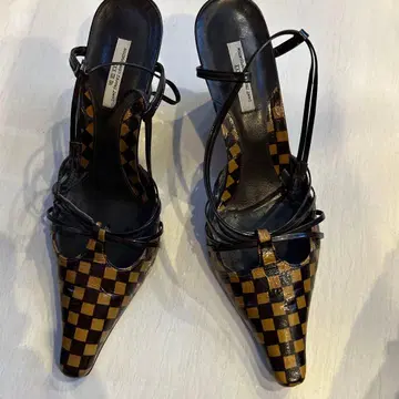 미사용 새상품 VII XII XXX 세브 튜엘브 서티 다미에 패턴 힐