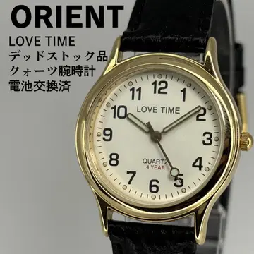 데드스탁품 ORIENT 오리엔트 러브타임 쿼츠 시계 배터리 교환 완료