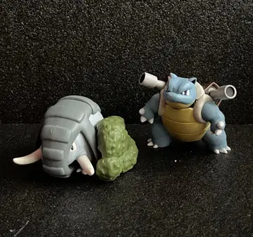 포켓몬 거북왕(카멕스) 돈판 피규어 세트