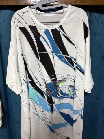 Ground Y x 주술회전 셔츠 (고죠와 게토 화이트)