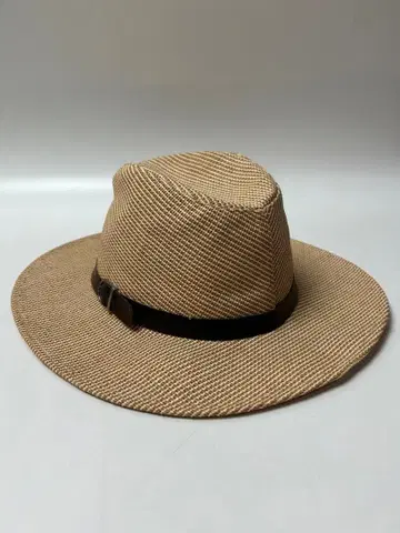 밀짚모자 중절모 라피아 베이지