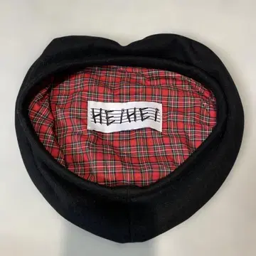 Y2K HEIHEI 하트 베레모 블랙 NANA