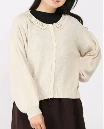 사만사 모스모스 코바늘 옷깃 가디건