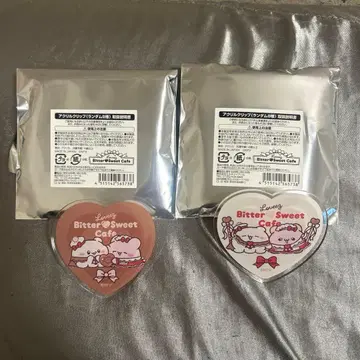 Bitter Sweet Cafe 라부이즈 아크릴 클립 2개 세트