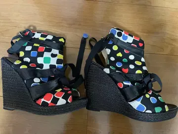 TSUMORI CHISATO (츠모리치사토) 웨지솔 샌들 40