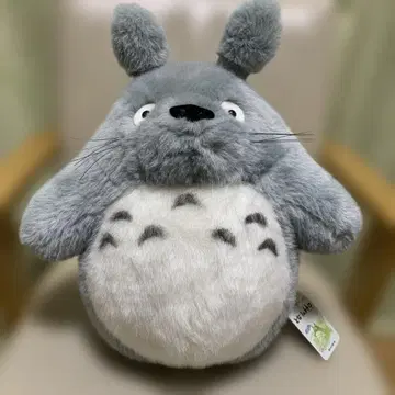 산애로우 큰 토토로 봉제 인형 그레이 L