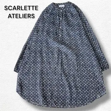 스칼렛 아틀리에 밴드 카라 원피스 튜닉 루즈핏 마터니티