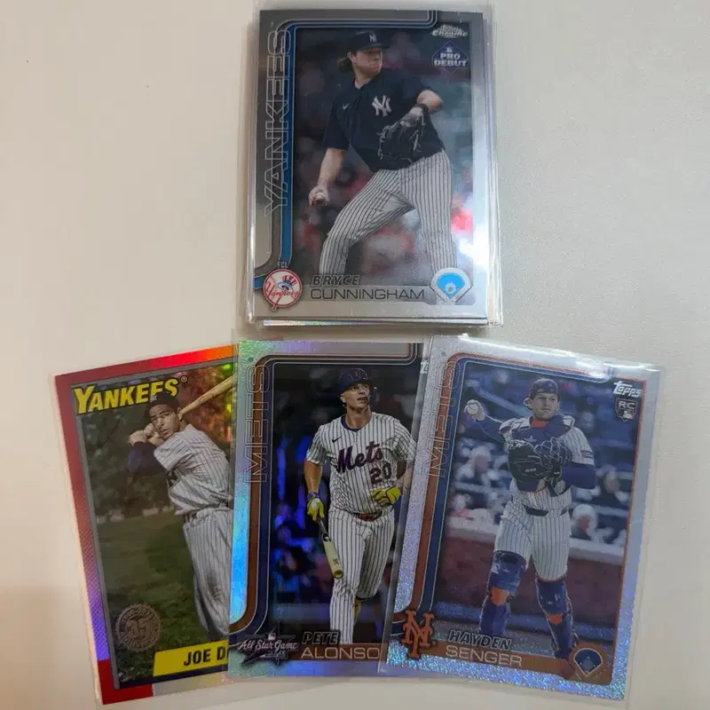 뉴욕 랏 양키스 메츠 MLB 야구카드 11장