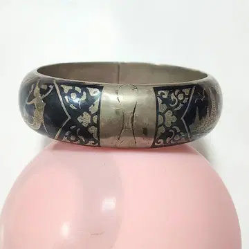 5784#0316 빈티지 태국 스털링 팔찌0215