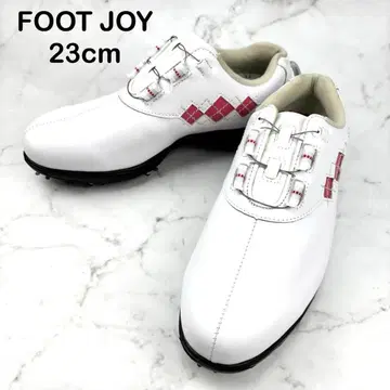 [ 컨디션 최상 ] FOOTJOY 골프화 가죽 23 화이트 보아 다이얼