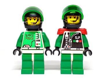 레고 올드 스페이스 폴리스 2 치프 미니 피규어