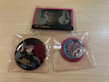 괴수8호 나루미 겐 캔뱃지 3개 세트