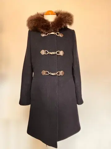 C473 앱와이어 리셰 더플 코트 후디드 코트 여성용 2 다크 네이비