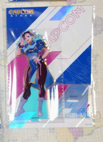춘리 홀로그램 아크릴 스탠드 캡콤 스토어 스트리트 파이터 실다 치세