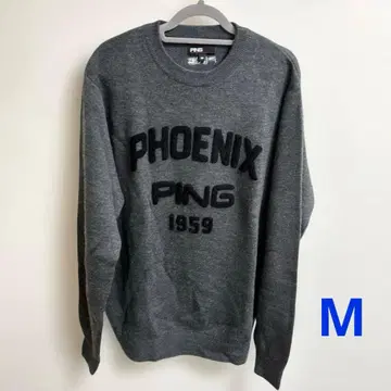 PING 골프웨어 스웨터 다크 그레이 M 사이즈