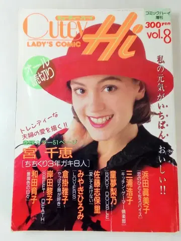 Cutey Hi 큐티하이 1990년 Vol.8 미야기 히로미 게재