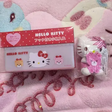 산리오 키티 후크 포함 소품함&마스코트 키링 타이니참
