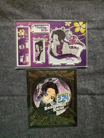 귀멸의 칼날 코쵸우 시노부 명장면 디오라마 피규어 BD 캔뱃지