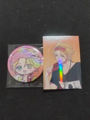 큐피파라 오토팬 라울 반짝이 카드 등신 캔뱃지