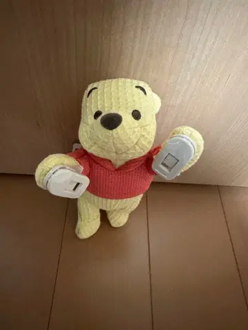 디즈니 리조트 곰돌이 푸 봉제 인형 키링