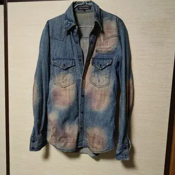 5351 POUR LES HOMMES 데님 긴팔 셔츠 사이즈 1