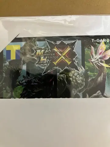[레어 한정품] 몬스터 헌터 크로스 (MHX) 디자인 T카드 V카드