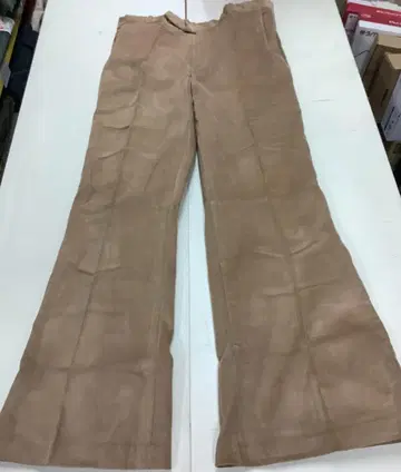 70s 80s 빈티지 레트로 코듀로이 데님 테벨 하의 플레어 데드 일본제