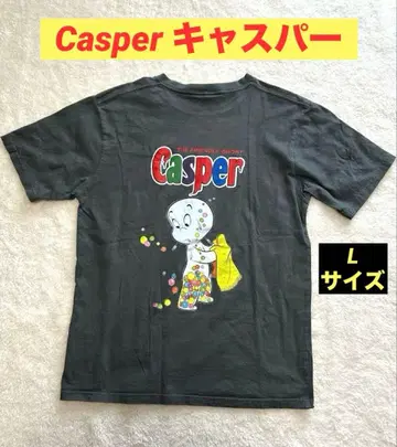 Casper 캐스퍼 T셔츠 반팔 빈티지 레어 유령 블랙