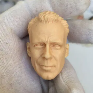 B185 1/6 피규어용 미도색 헤드 남성 액세서리 교환용