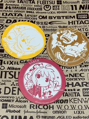 페이트 Fate/Zero ufotable Cafe 코스터 3점