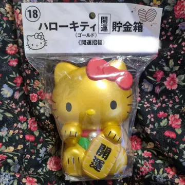 개운 황금 마네키네코 복권 키티 저금통
