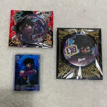 나의 히어로 아카데미아 히로아카 다비 스탯 카드 벌스데이 캔뱃지