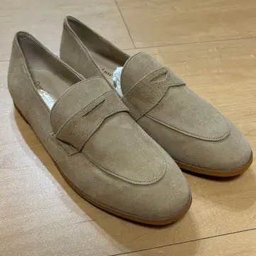 Demi-Luxe BEAMS 스웨이드 로퍼 38 베이지