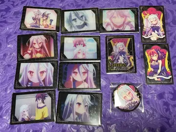 최초 가격 인하 노 게임 노 라이프 미니 카드 화이트