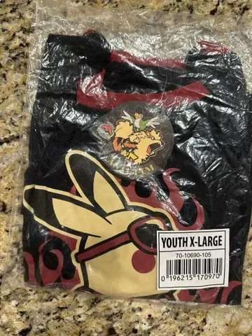 포켓몬 WCS2025 애너하임 유스 XL T셔츠 윈디 로카빌리