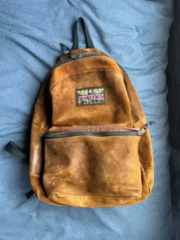 JANSPORT 잔스포츠 럭색 백팩 스웨이드