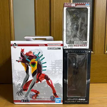 에바 제일복권 프라이스 2호기 카오루 레이 미개봉 피규어 세트