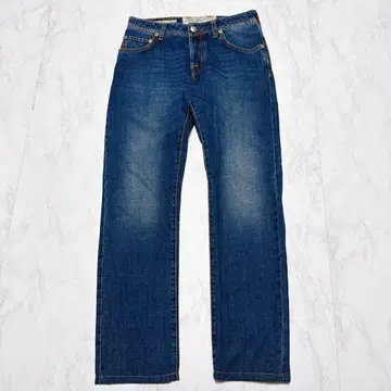 [ 이탈리아제 ] 야콥 코헨 데님 팬츠 30 인디고 송치 패치